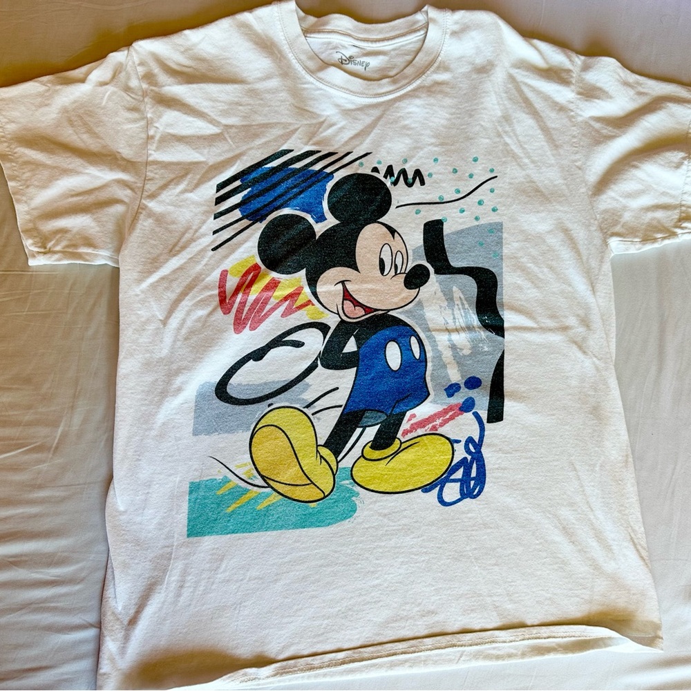 Retro Disney Mickey Mouse Shirt // S // boohoo